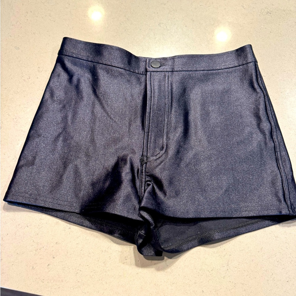 American Apparel Black Disco 🪩 Shorts • Size Large • Women’s • Worn Once